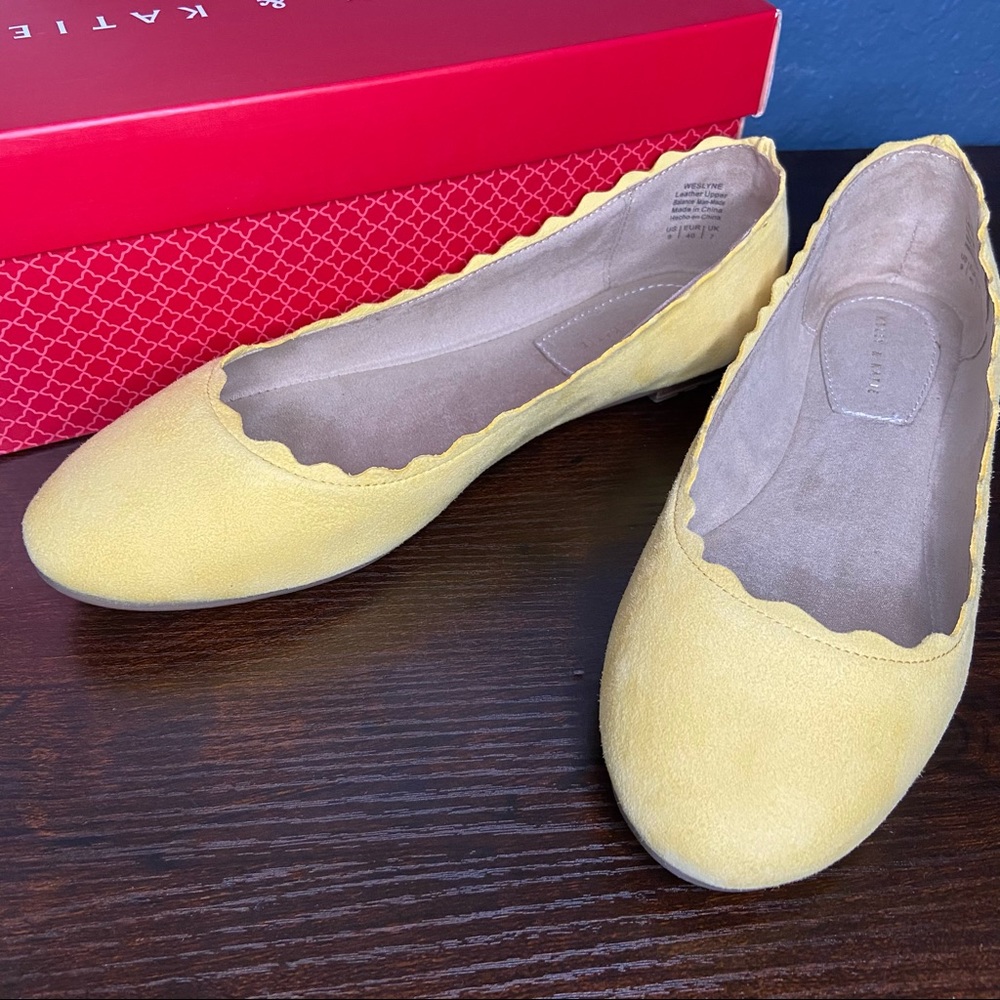Kelly & Kate Weslyne Mustard Yellow Ballet Flat